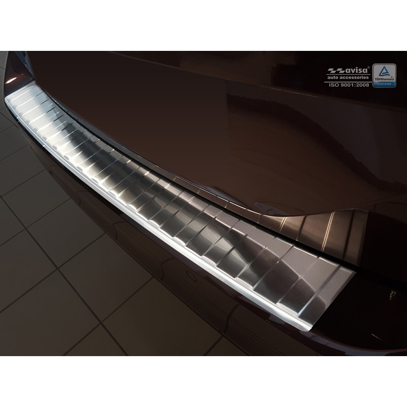 Stainless Steel Rear bumper protector  Volkswagen Passat 3G Variant 2014-2019 & 2019-2023 'Ribs'
