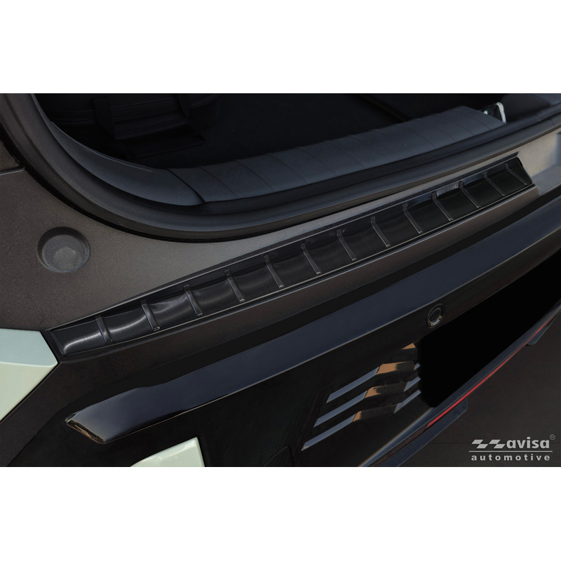 Avisa Stainless Steel Rear Bumper Protector  KIA EV3 GT 2024- - Black - 2-pieces