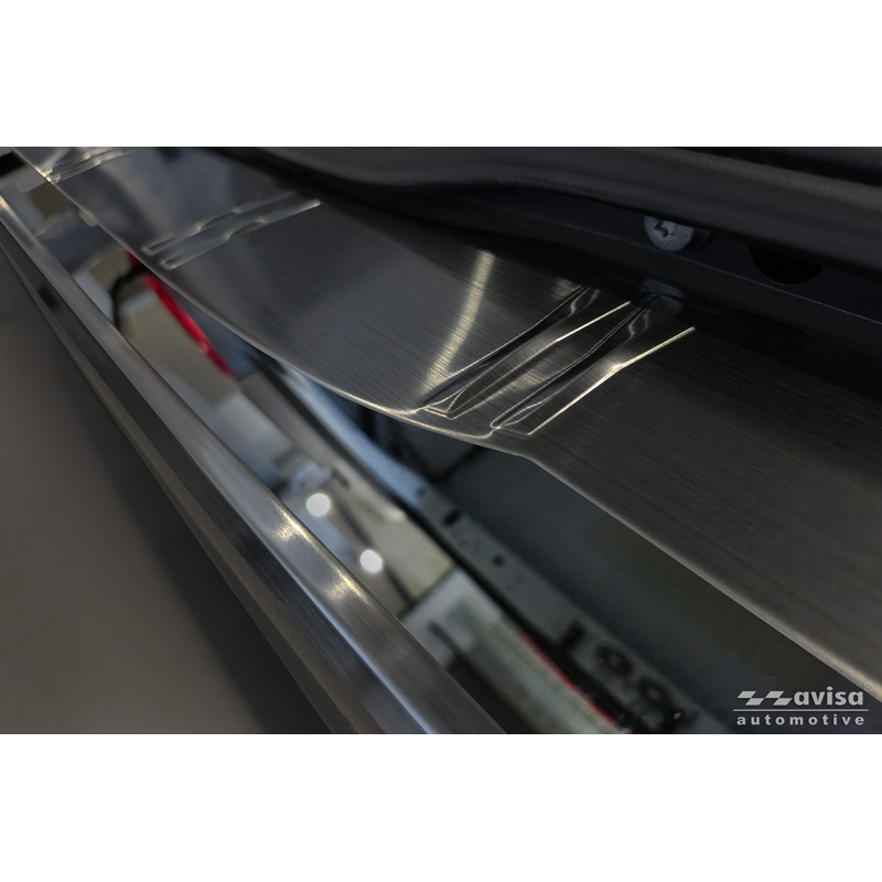 Avisa Black Stainless Steel Rear bumper protector  Mercedes Vito III & V-Class (W447) 2014- 'Shadow Premium'