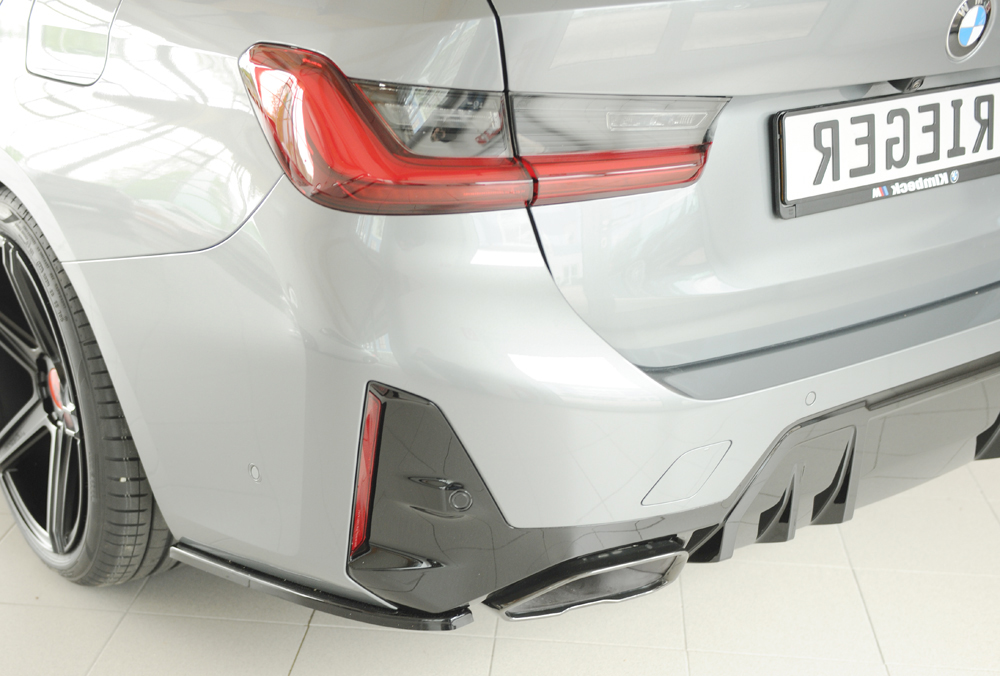 Zijdiffusers BMW 3 Serie M Pakket G20 G21 FL Rieger Glans Zwart