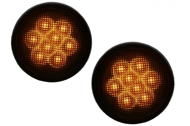 Grill JEEP Wrangler / Rubicon JK (2007-2017) Angry Bird Design Carbon Style LED