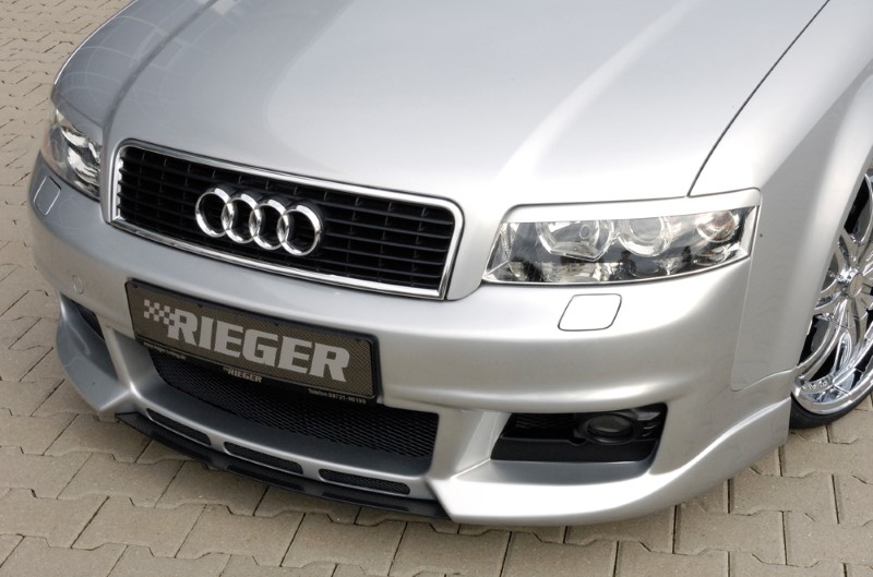 Spoilerzwaard Carboon-look voor Voorbumper Audi A4 8E Nieuw Desi