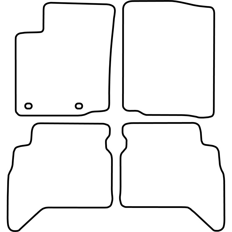 Set velour car mats  Suzuki Grand Vitara -2005