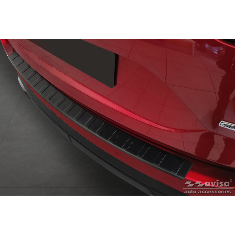 Matzwart RVS Achterbumperprotector  Mazda CX5 II 2017- incl. Facelift 'Ribs'