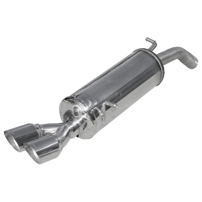 100% Inox Sport Exhaust  Peugeot 208 1.6 16v Turbo GTi (200HP) 2013- 2x80mm Racing
