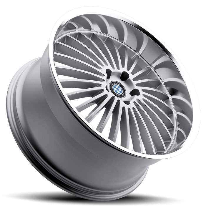 Velgen Beyern Multi 19x9,5 5x120 ET45 Zilver + Machined Rand