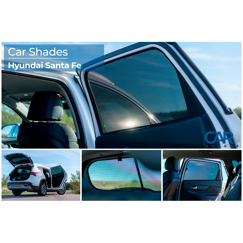 Set Car Shades  Hyundai Santa Fe IV (TM) 2018- (6-pieces)