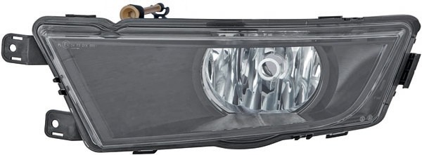 NEBELLEUCHTE RE. Skoda Octavia, 13-17 H8 / SCHWARZ