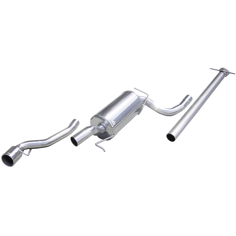 100% Inox Mid pipe + Sport Exhaust  Ford Focus RS 2.0 16v Turbo 2003- 102mm