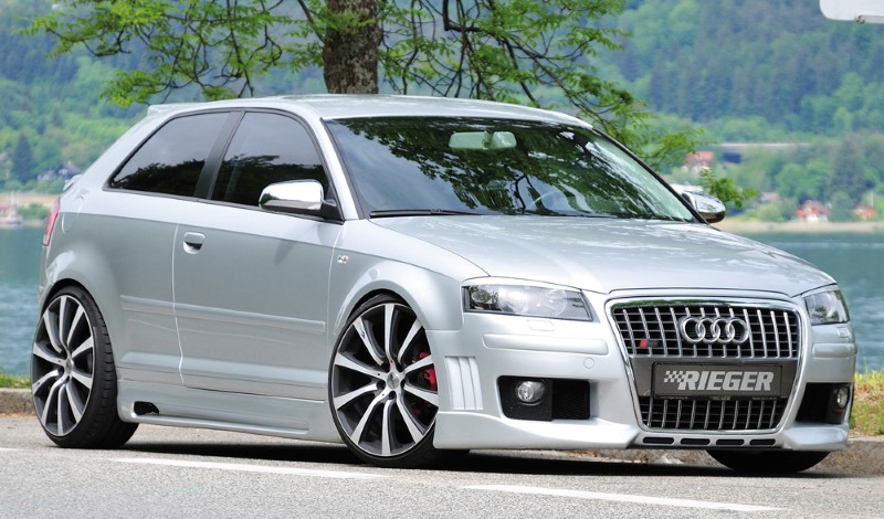 Frontbumper Audi A3 8P nieuw design SRA Rieger