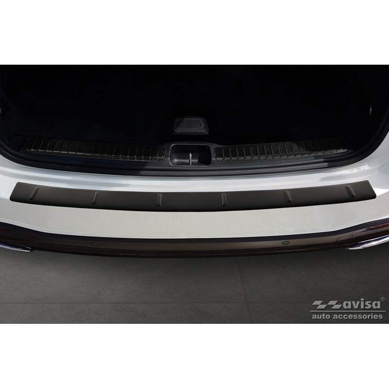 Matzwart RVS Achterbumperprotector  Mercedes GLE II W167 & GLE II 53 AMG 2019-2023 'Ribs'