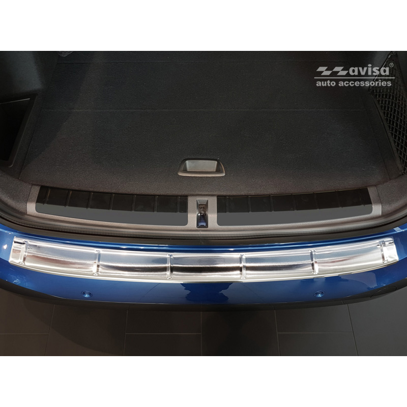 Stainless Steel Rear bumper protector  BMW X1 (F48) M-Package 2015-2022 'Ribs'