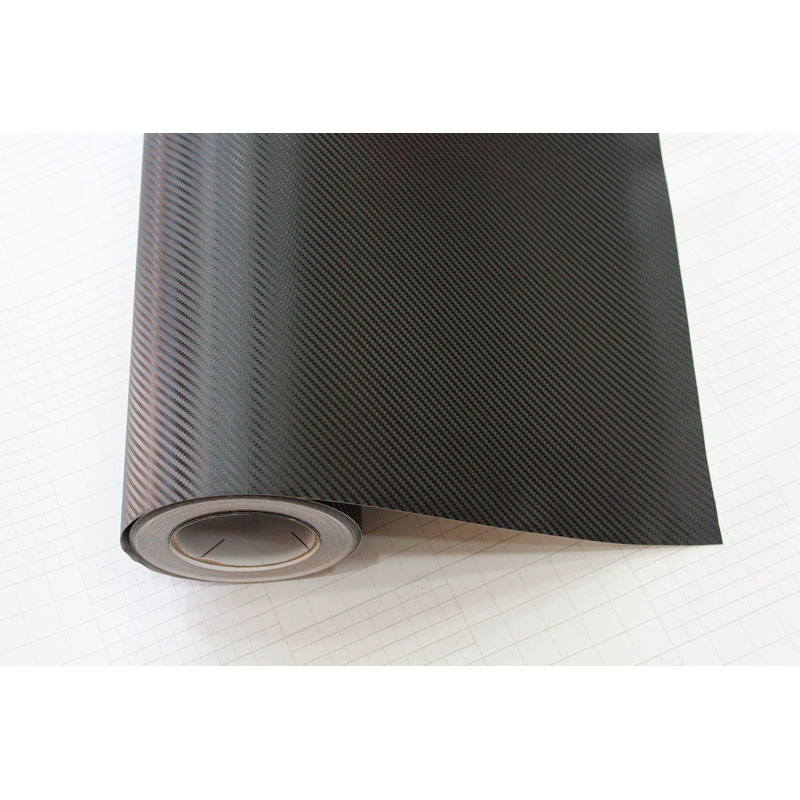 3D Carbon fiber Film 152x200cm Black, auto-adhesive