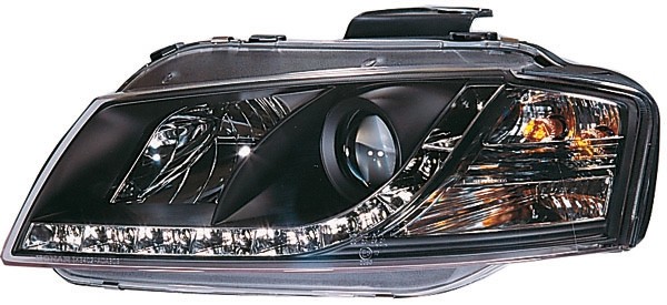 Koplampen Audi A3 8P 03-08 Echte DRL LED