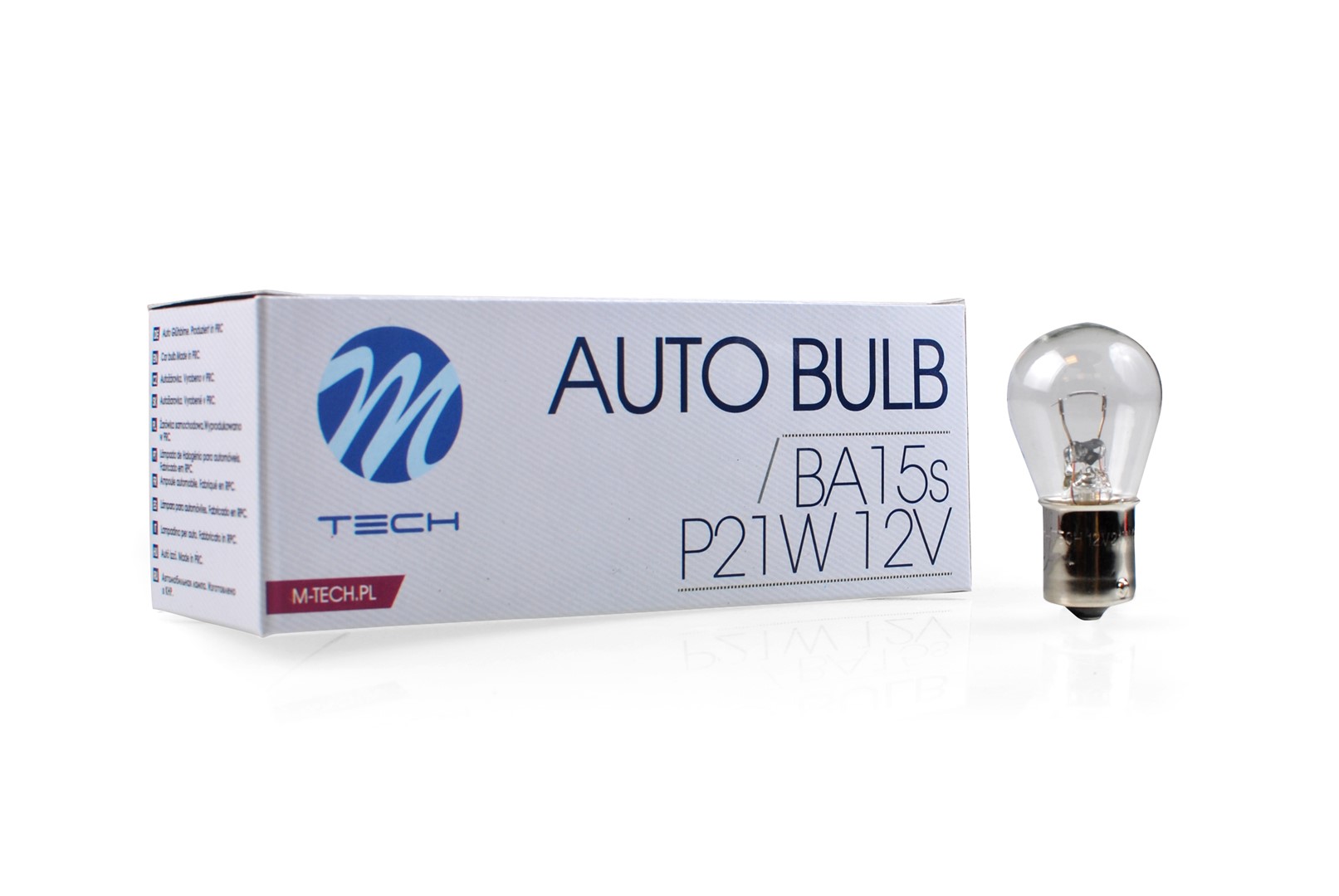 Gloeilamp 21W BA15s 10st ds