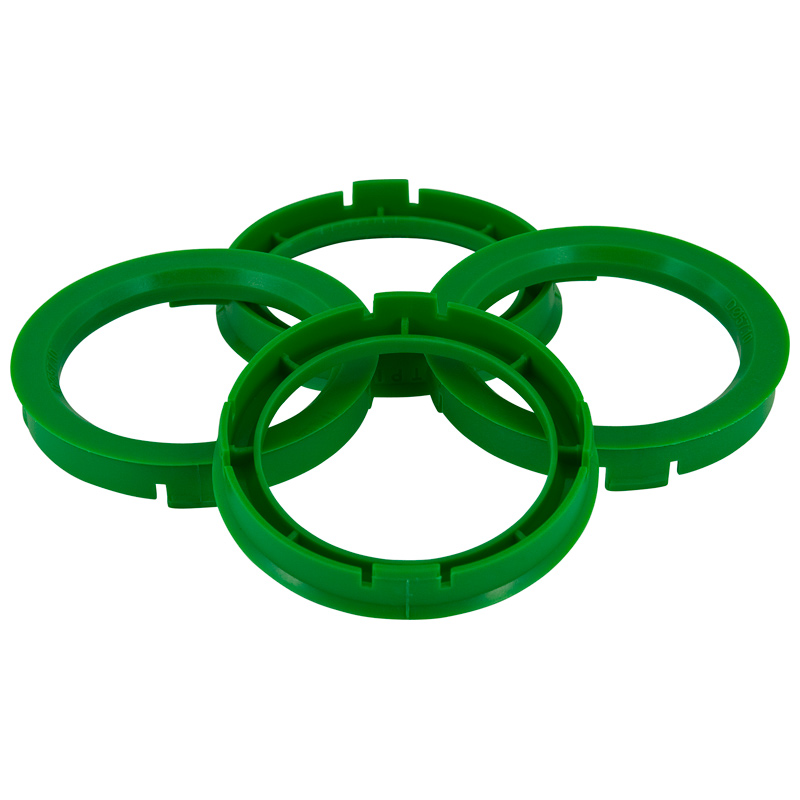 Set TPI Centreerringen - 70.4->57.1mm - Groen