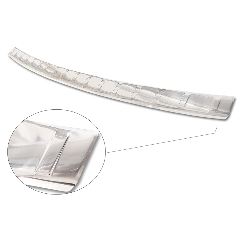 Stainless Steel Rear Bumper Protector  Volkswagen Caddy V 2020- 'Ribs'