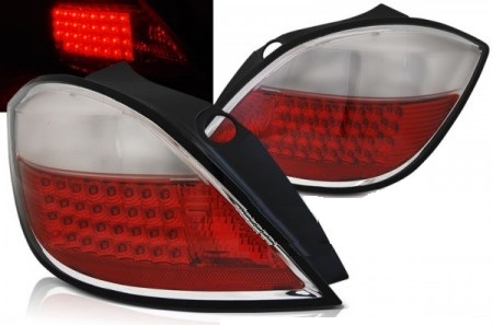 Achterlichten Opel Astra H LED rood/wit 5 Deurs