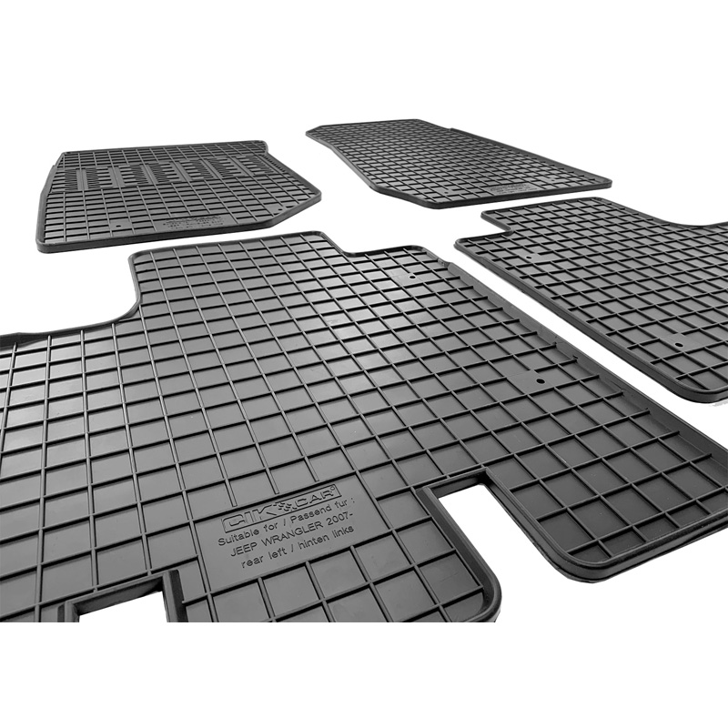 Rubber matten  Jeep Wrangler III (JK) 2007-2018 (4-delig)