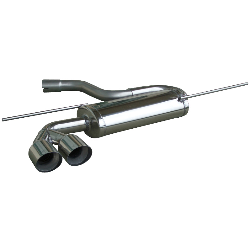 100% Inox Sport Exhaust  Audi A3 8P 2.0 TDi (140HP) 2003- 2x76mm Racing