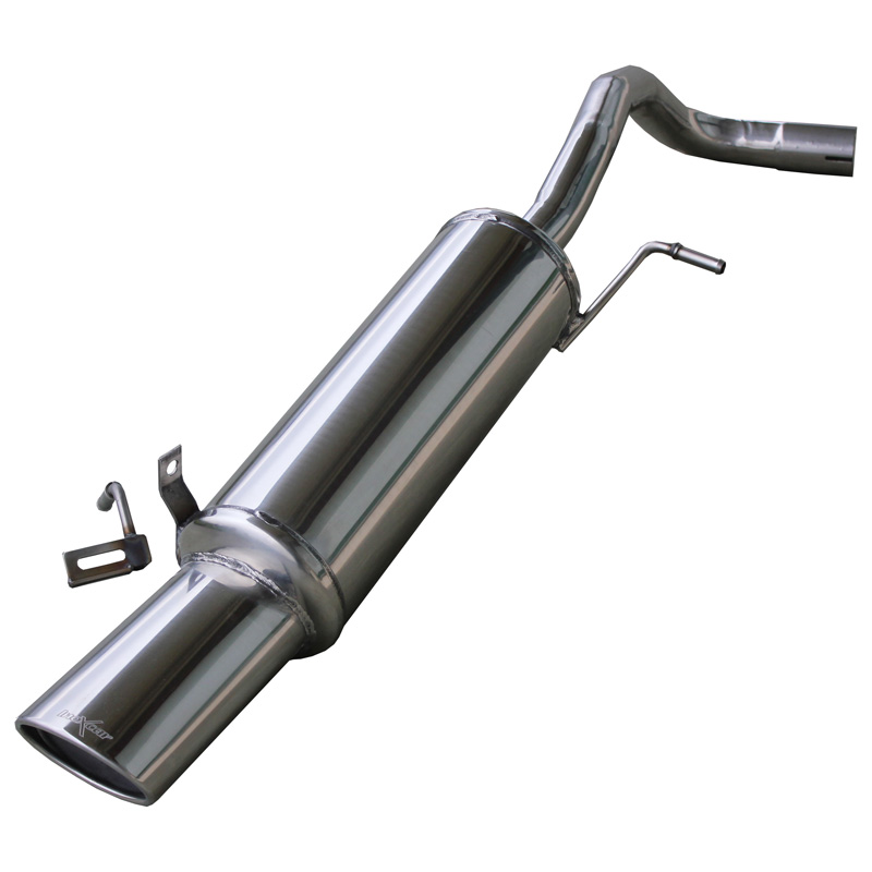 100% Inox Sport Exhaust  Skoda Fabia 6Y 1.4TDi/1.9SDi+TDi 120x80mm