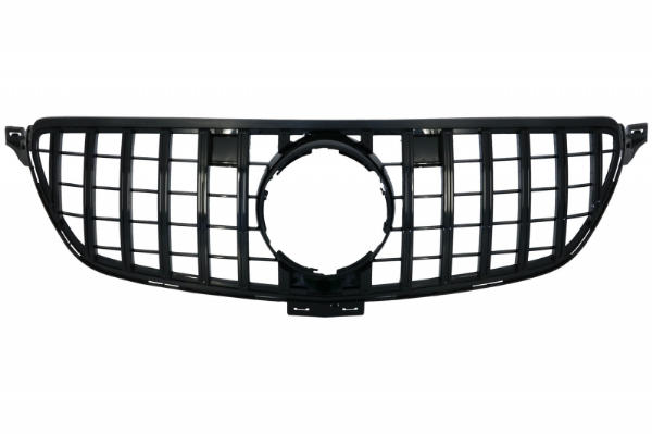 Grill Mercedes GLE Coupe C292 (15-18) GLE W166 SUV (15-18) GT-R Panamericana Design Glans Zwart
