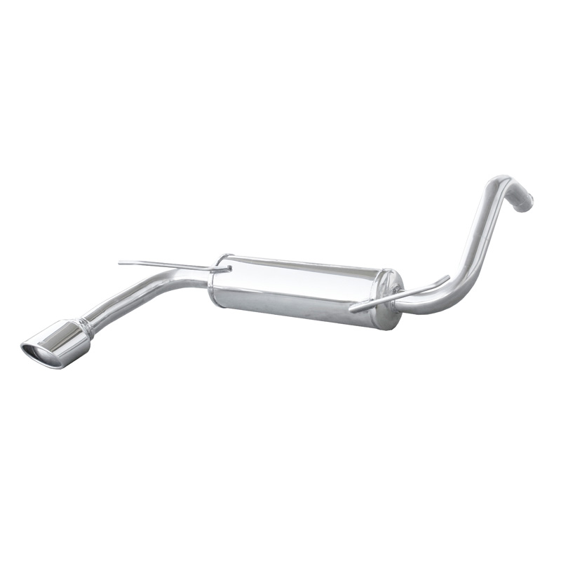100% Inox Sport Exhaust  Peugeot 107 1.0 12v (68HP) 2005- 120x80mm