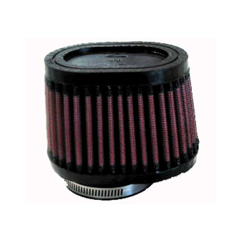 K&N Universal Oval/Conical Air Filter 54mm offset flange, 102x76mm base, 89x64mm top, 70mm height (RU-0981)