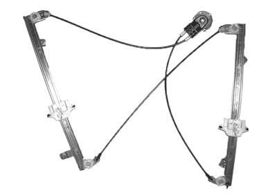 raammechanisme, handbediend, voor, rechts Citroen Berlingo, 2002