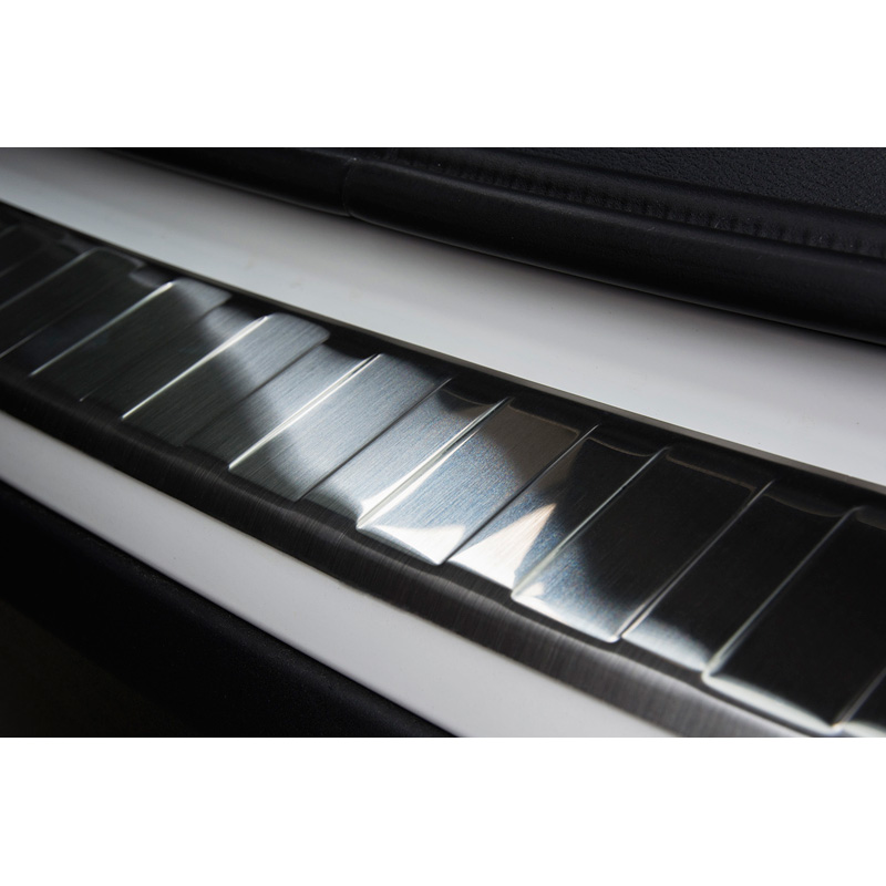 Stainless Steel Rear Bumper protector  BMW X1 F48 2015-2022 'Ribs'