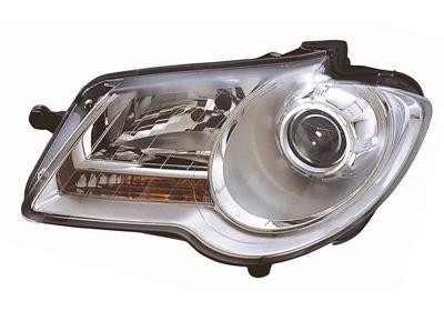 koplamp, Bosch, H7+H7, incl stelmotortje, rechts VW Touran, 2006