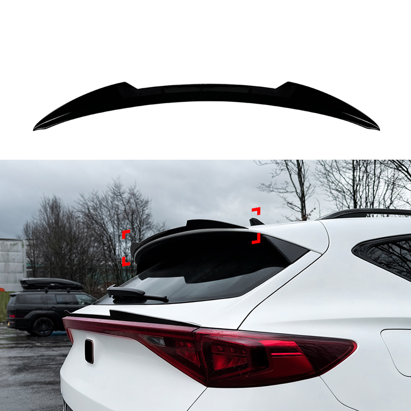 Dakspoiler (Spoiler Cap)  Cupra Formentor 2020-2024 & Facelift 2024- (ABS Glanzend zwart)