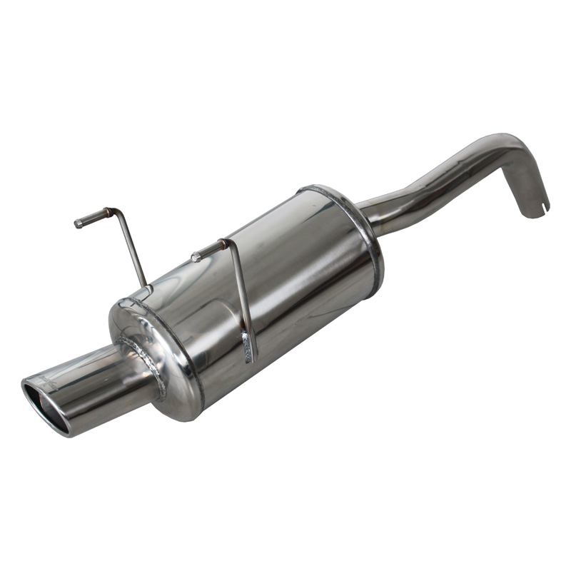 100% Inox Sport Exhaust  Fiat 500 1.2 (69HP) 2007-2013 Ø40mm 90x70mm
