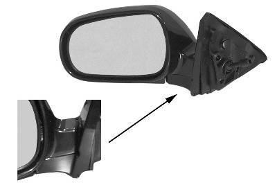 spiegel, 3 drs Hatchback, rechts Honda Civic, 1995-2001, 3 drs H