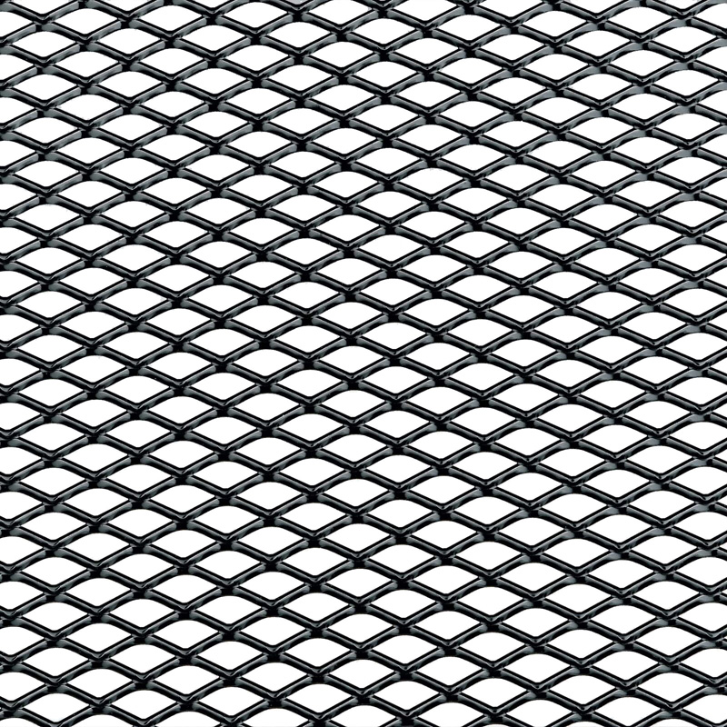 Simoni Racing Black Aluminium Grill Mesh - 110x50cm - Medium Fine Mesh