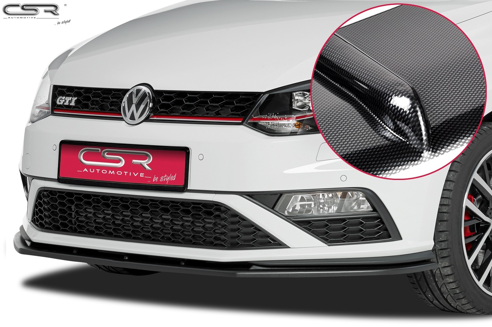 Voorspoiler Volkswagen Polo GTI 6C CSL140-C