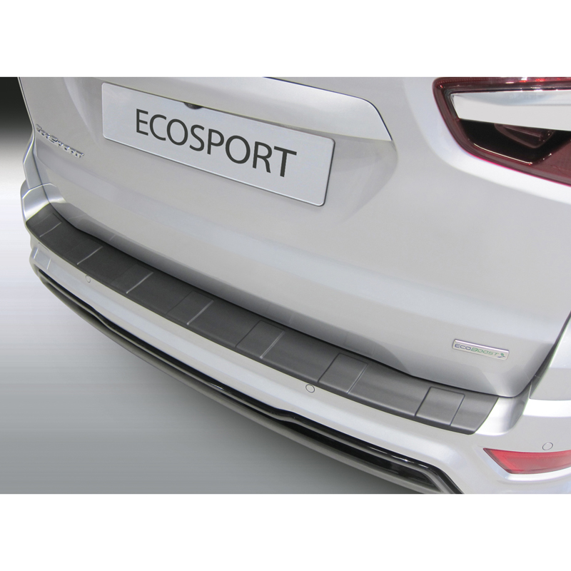 ABS Rear bumper protector  Ford Ecosport Facelift 2018- Black 'Ribbed'