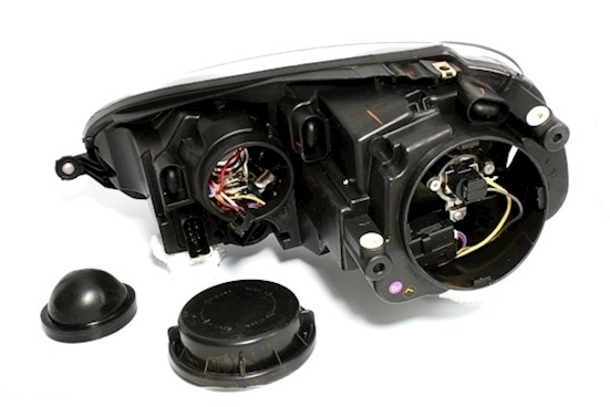 Koplampen VW Golf V Black/Chroom Electric