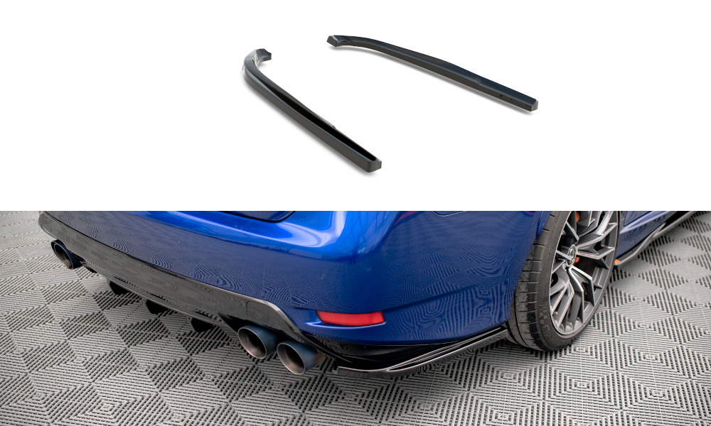 Zijdiffuser Lexus GS F Mk4 FL Maxton Glans Zwart