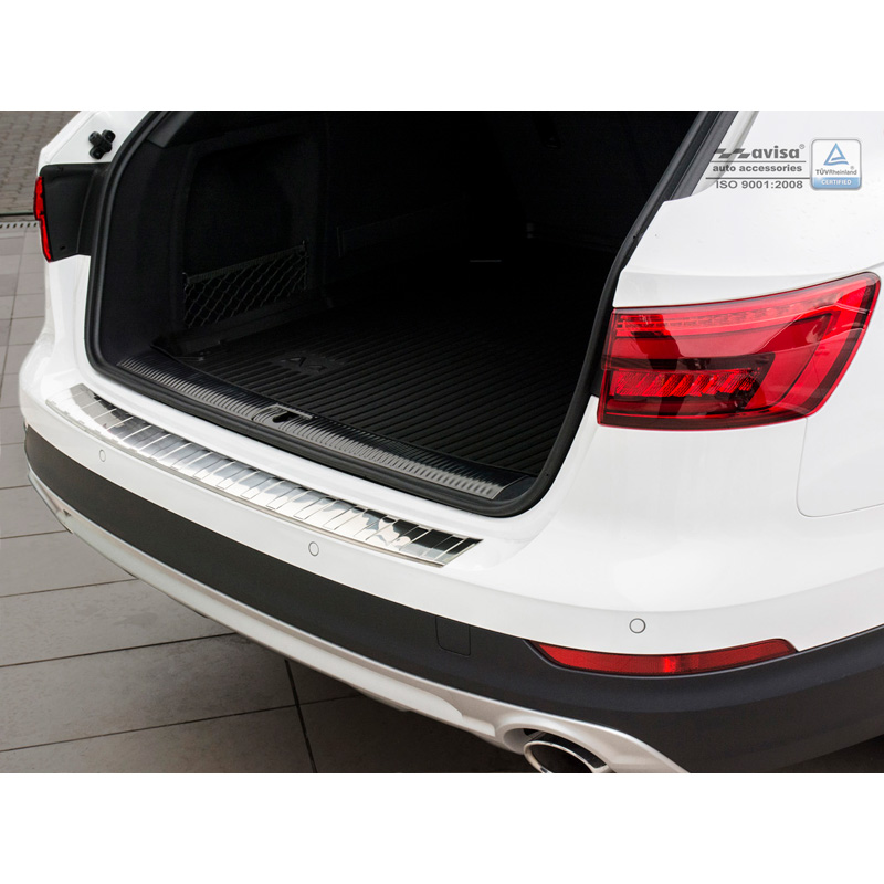 RVS Achterbumperprotector  Audi A4 B9 Allroad 2015-2019 & FL 2019- 'Ribs'