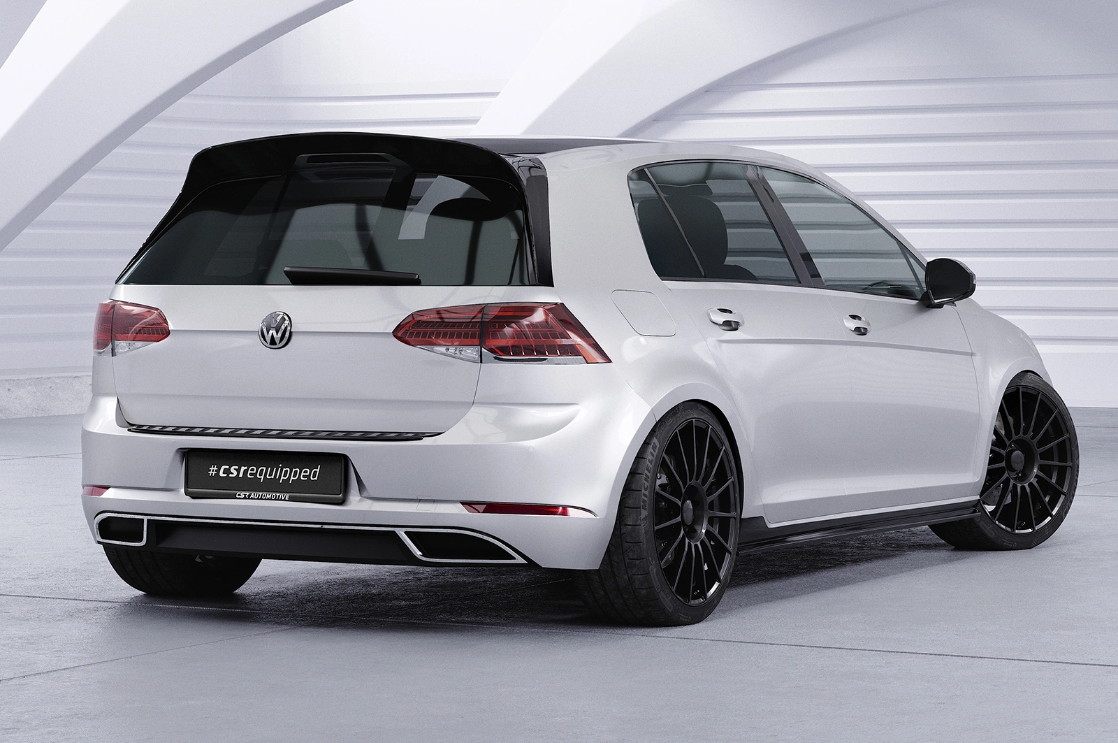 Achterspoiler VW Golf 7 (Typ AU) glans zwart 2012–2021