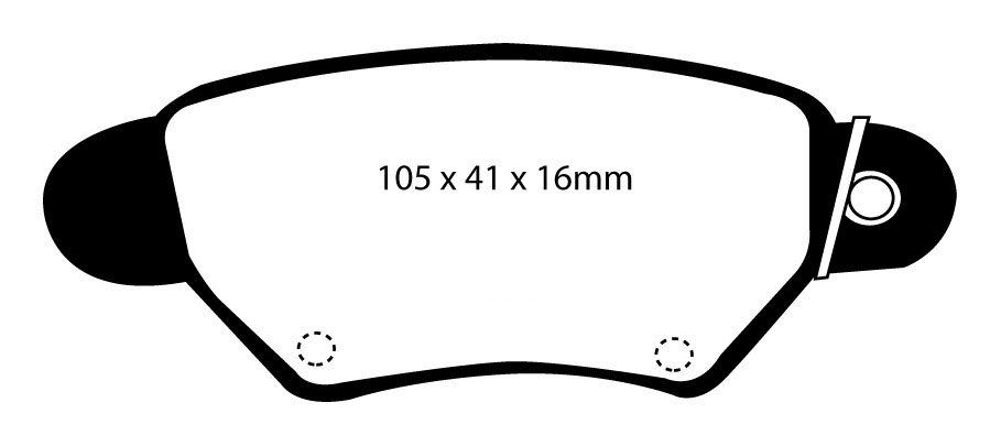 EBC Brakes OPEL Astra G 2.0 D 98-2001 Remblokken achterzijde