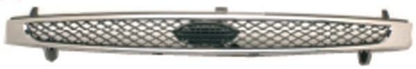 Radiator Grill FIESTA 02-05 Chroom GHIA MODELLEN