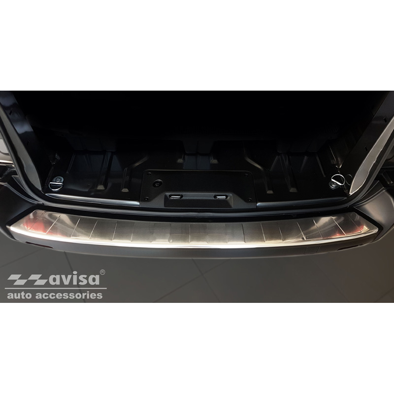 Stainless Steel Rear bumper protector  Toyota Proace II Furgon 2016- & Opel Zafira Life 2019- 'Ribs'