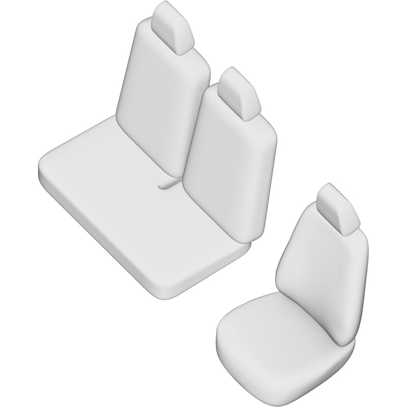 Original Design Textile seat covers 2+1  Fiat Doblo 2010-/Opel Combo 2012-2018
