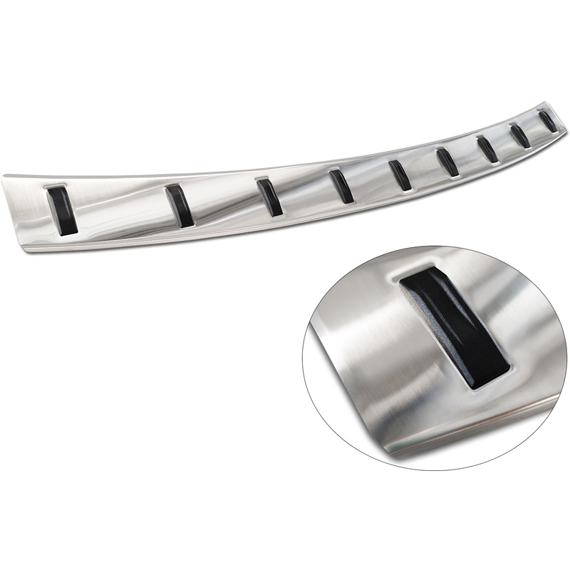 Stainless Steel Rear bumper protector  BMW 5-Series (F11) Touring 2011-2013 & Facelift 2013-2017 'STRONG EDITION'