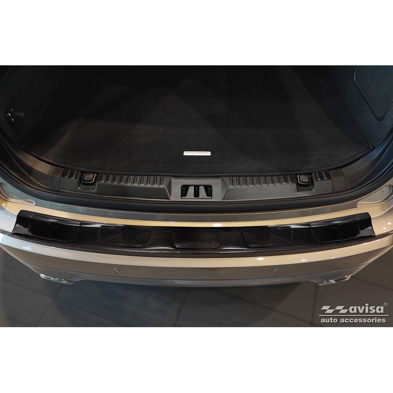 Echt 3D Carbon Achterbumperprotector  Ford Edge II Facelift 2018- incl. ST-Line & Vignale 'Ribs'