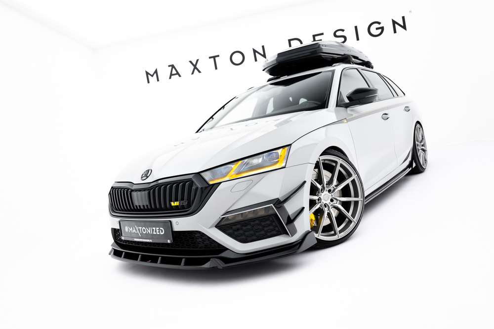 Voorspoiler V.5 Skoda Octavia RS MK4 Maxton