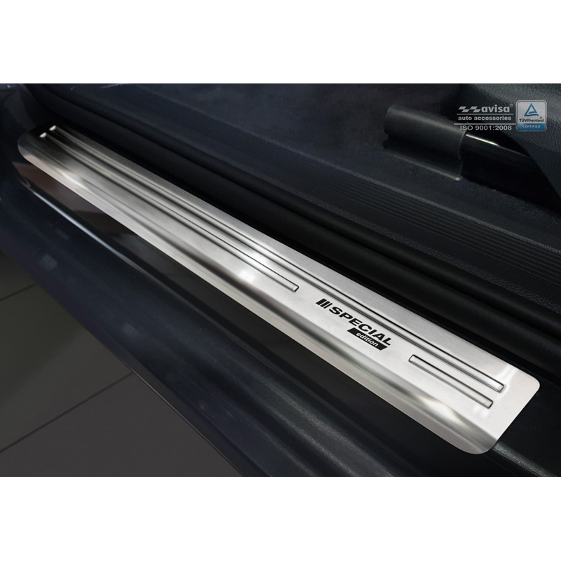 Inox door sill protectors  Volkswagen Touran III 2015- - 'Special Edition' - 4-pieces