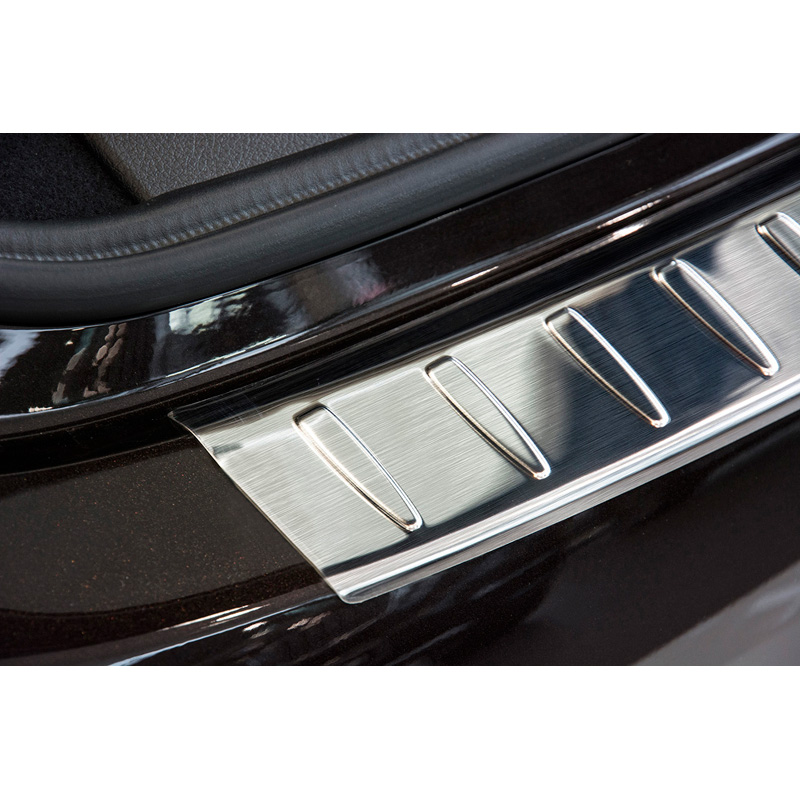 Stainless Steel Rear bumper protector  BMW 2-Series F46 Gran Tourer 2015- excl. M-Package 'Ribs'